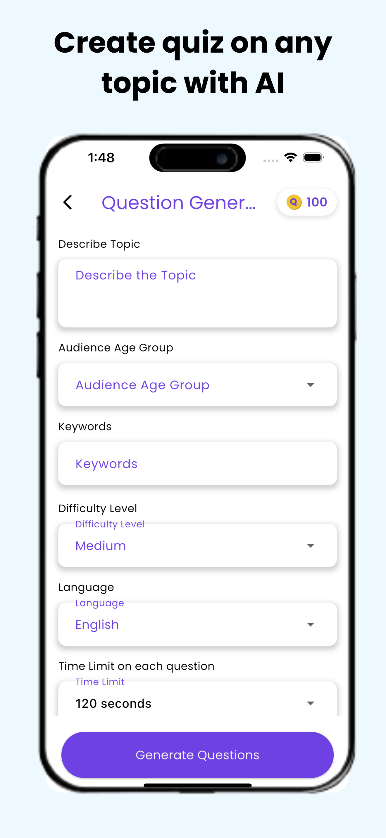 Create Quiz